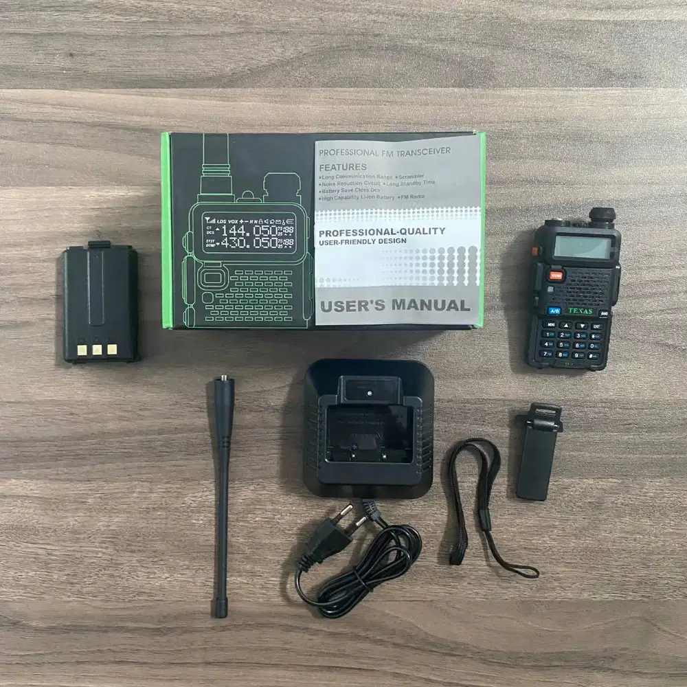 HT Baofeng UV-5R Fullset + Aksesoris Komplit