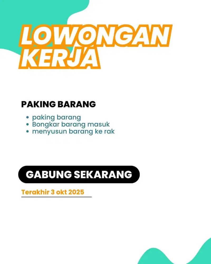 DICARI ADMIN PACKING