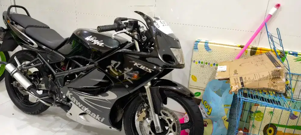 2011 KAWASAKI NINJA RR OLD HITAM ORIGINAL PAJAK HIDUP