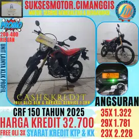 PROMO CRF 150 TERMURAH CASHBACK UPTO 700 RIBUAN FREE OLI 3 BLN