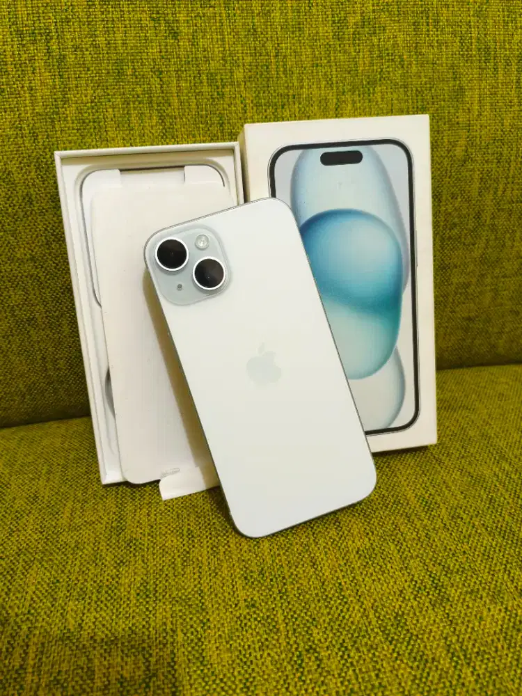 IPHONE 15 128 RESMI IBOX PEMAKAIAN SEBULAN
