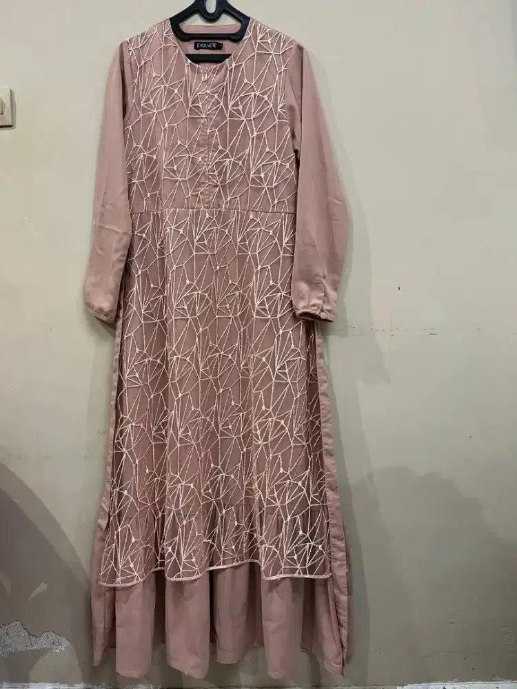 Dress pink wanita