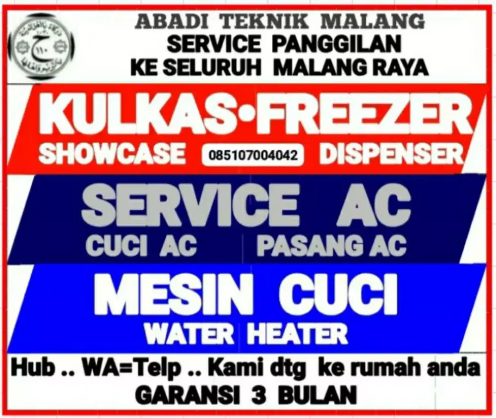service kulkas ac+(cuci ac 75rb) mesin cuci w.heater servis panggilan