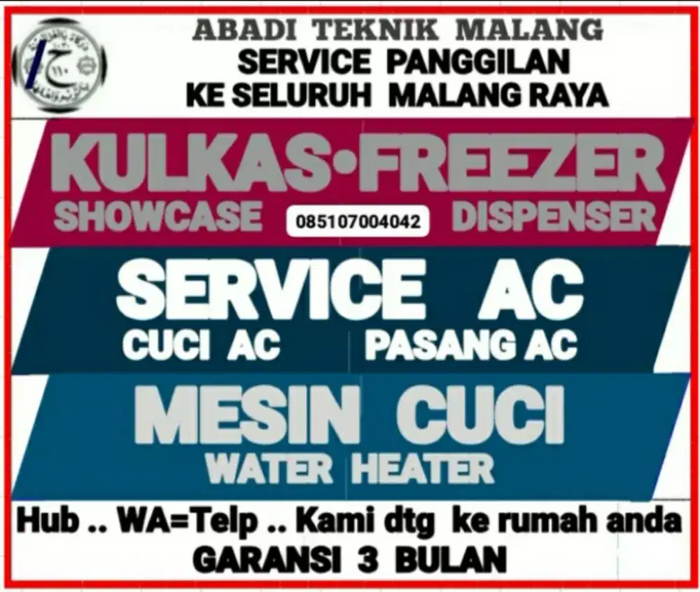 service kulkas ac+(cuci ac 75rb) mesin cuci w.heater servis panggilan