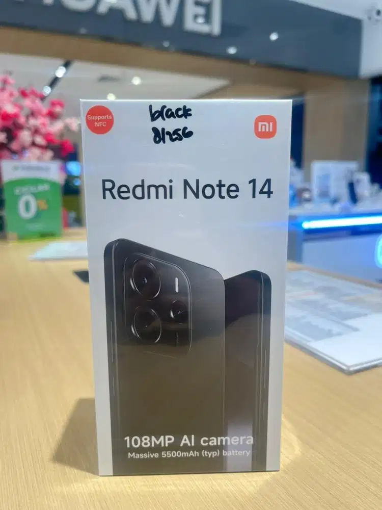 Redmi note 14 8/256 new garansi resmi