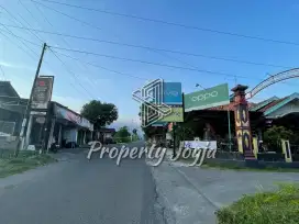 Dekat Exit Tol Manisrenggo, Tanah Murah Klaten 100 meter Jalan Raya