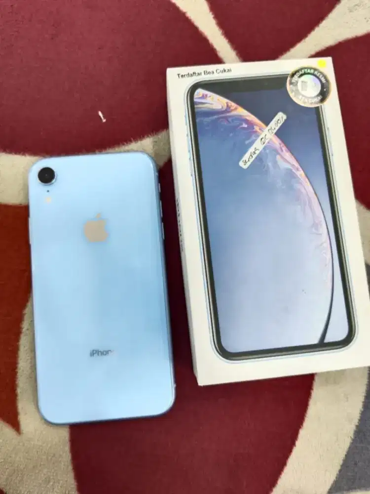 Iphone xr 256gb second beacukai fullset