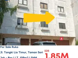 JUAL RUKO TANGKI LIO TIMUR TAMANSARI JAKARTA BARAT