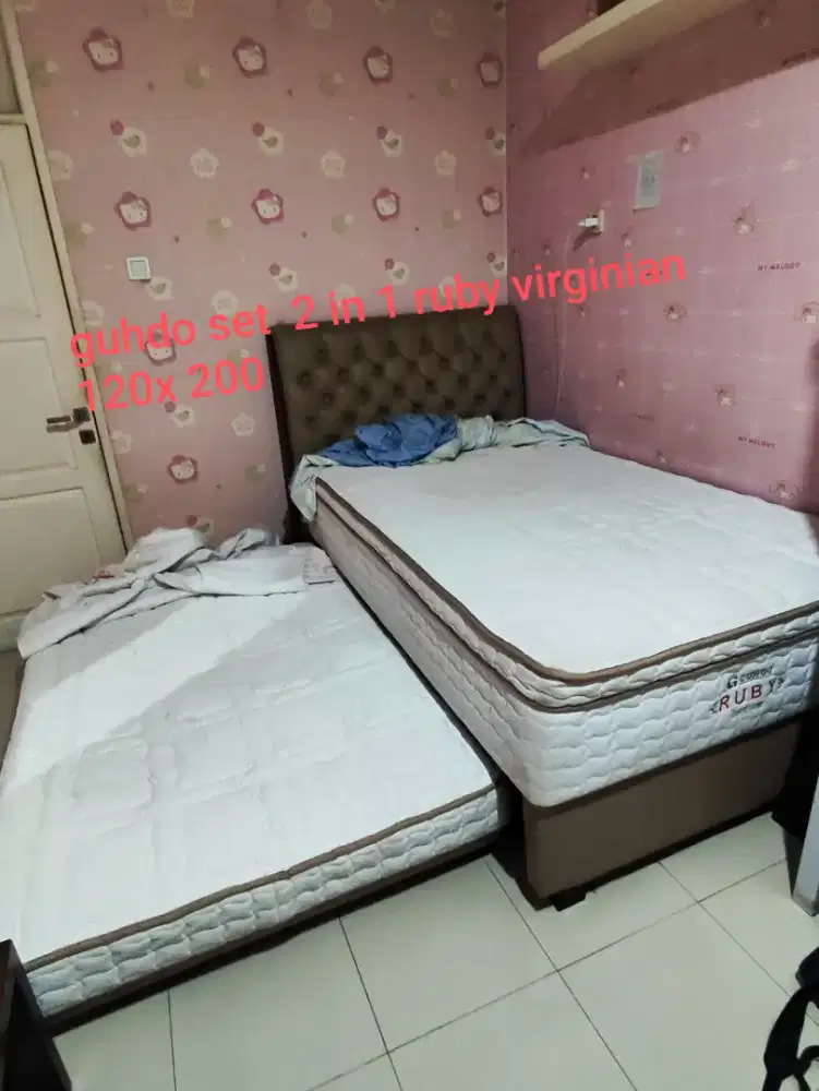 Springbed 2 in 1 guhdo latex virginian