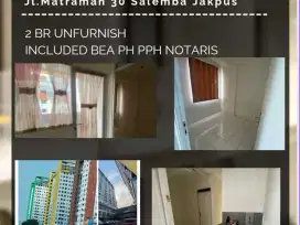 Hanya 374 jt apartemen Menteng Square dijual termurah inc ph pp notars