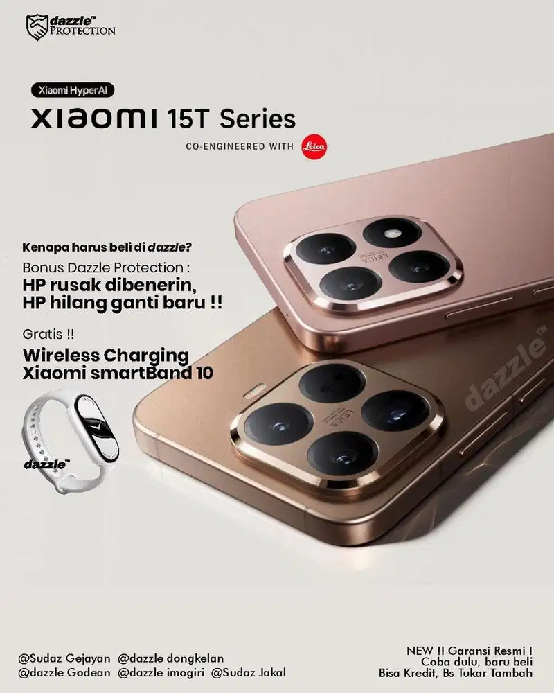 Open PO Xiaomi 15T Series Free Gift !!