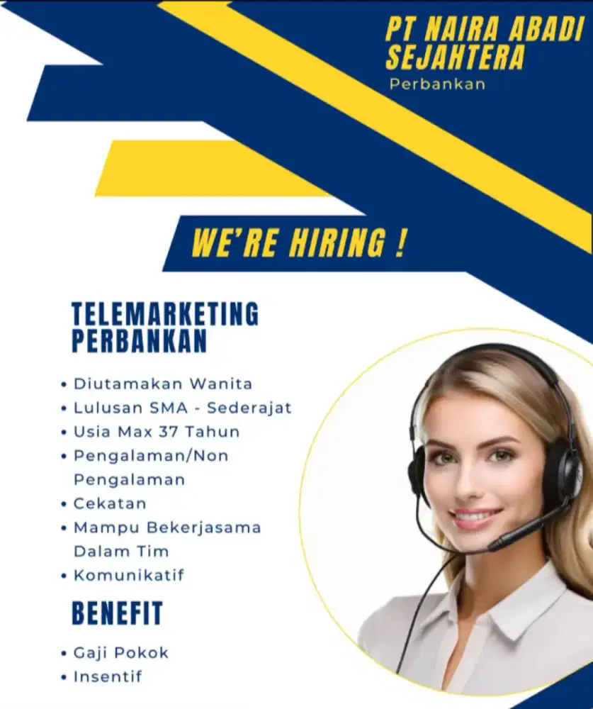 LOWONGAN KERJA URGENT