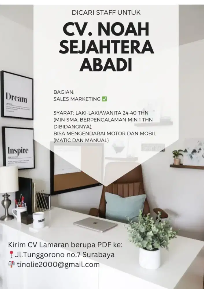 Dibutuhkan marketing