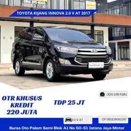 TOYOTA KIJANG INNOVA 2.0 V AT NIK 2017 HITAM