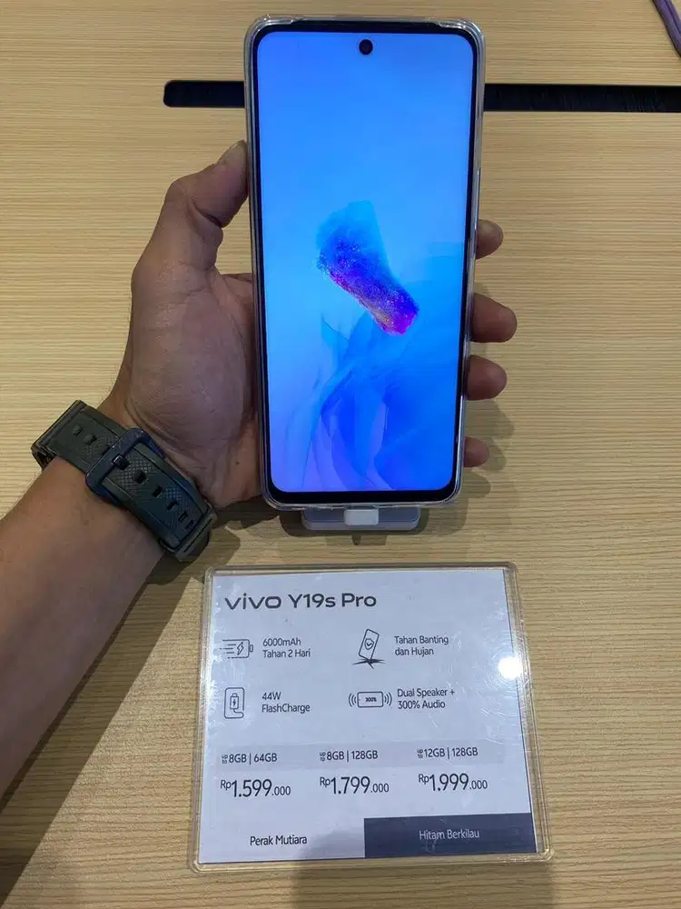 Vivo Y19s Pro 128Gb promo cicilan mulai 200 ribuan/bulan syarat KTP