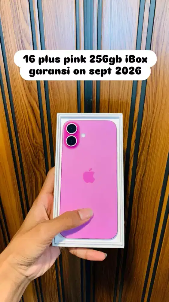 iPhone 16 plus pink 256gb iBox