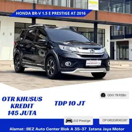 HONDA BR-V 1.5 E PRESTIGE AT NIK 2016 HITAM