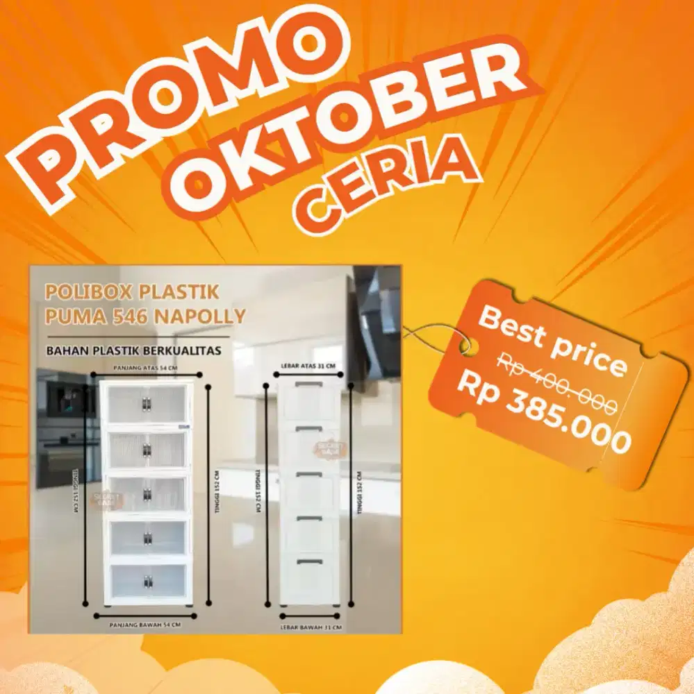 Lemari Pakaian Murah Area Jogja (fir)