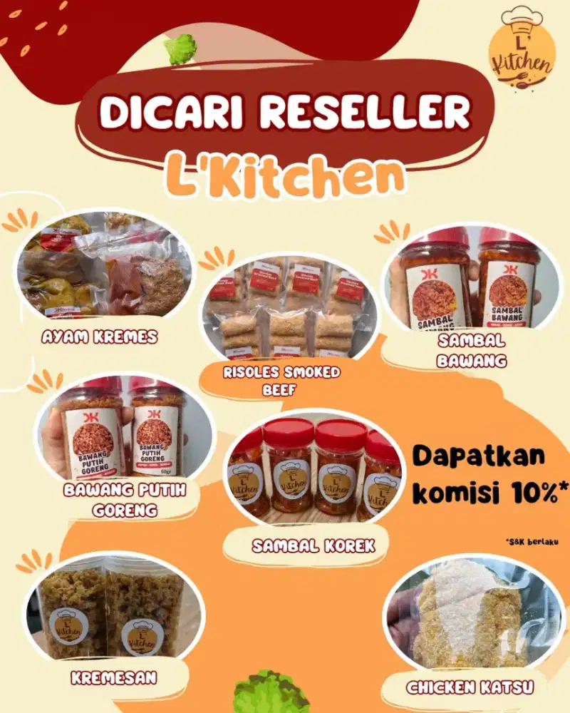 Reseller Produk Makanan