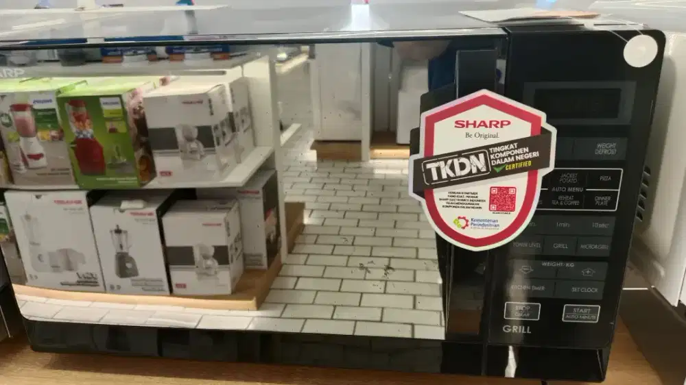 Sharp 25 Ltr Microwave R-728(k)-in - Hitam