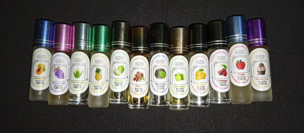 Jual parfum roll in borong siap jual 1.000 botol
