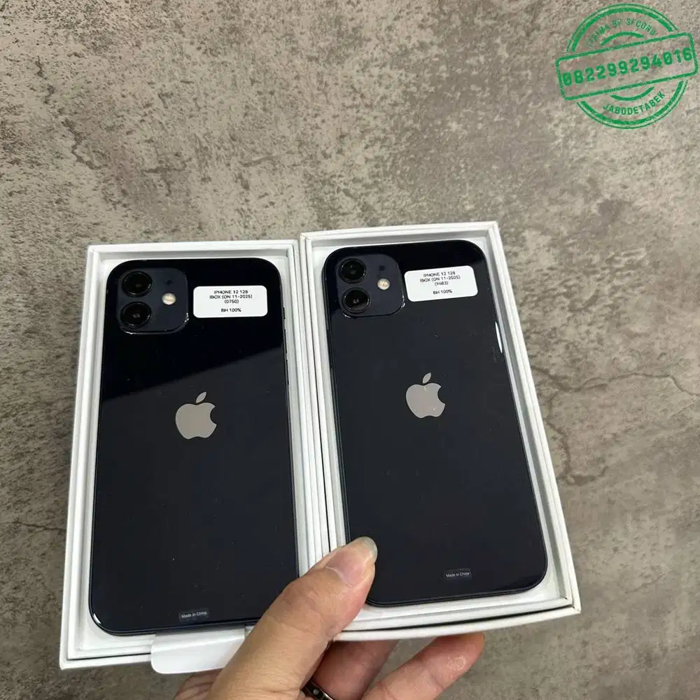 iphone 12 128gb ibox lengkap ori mulus
