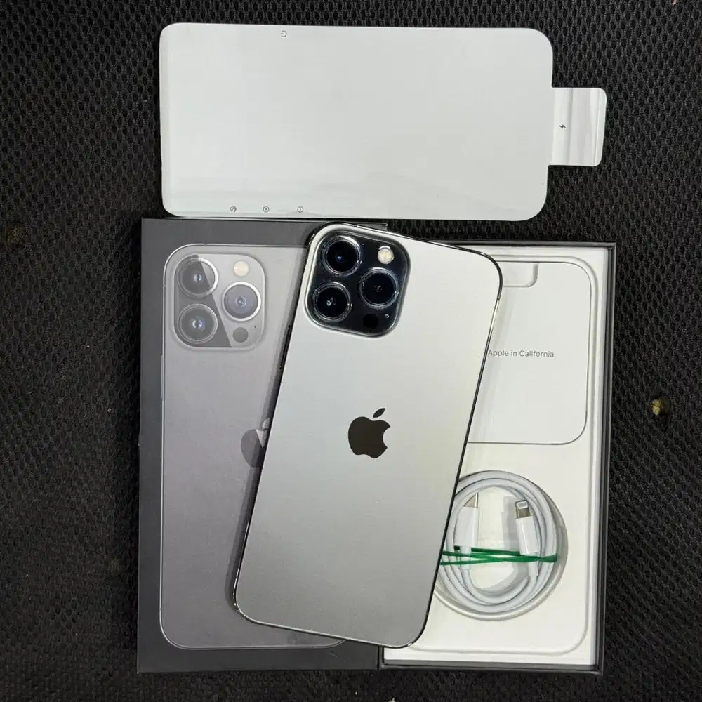 iphone 13 promax 256 ibox mulus masih tahan air batre real 87% fulset