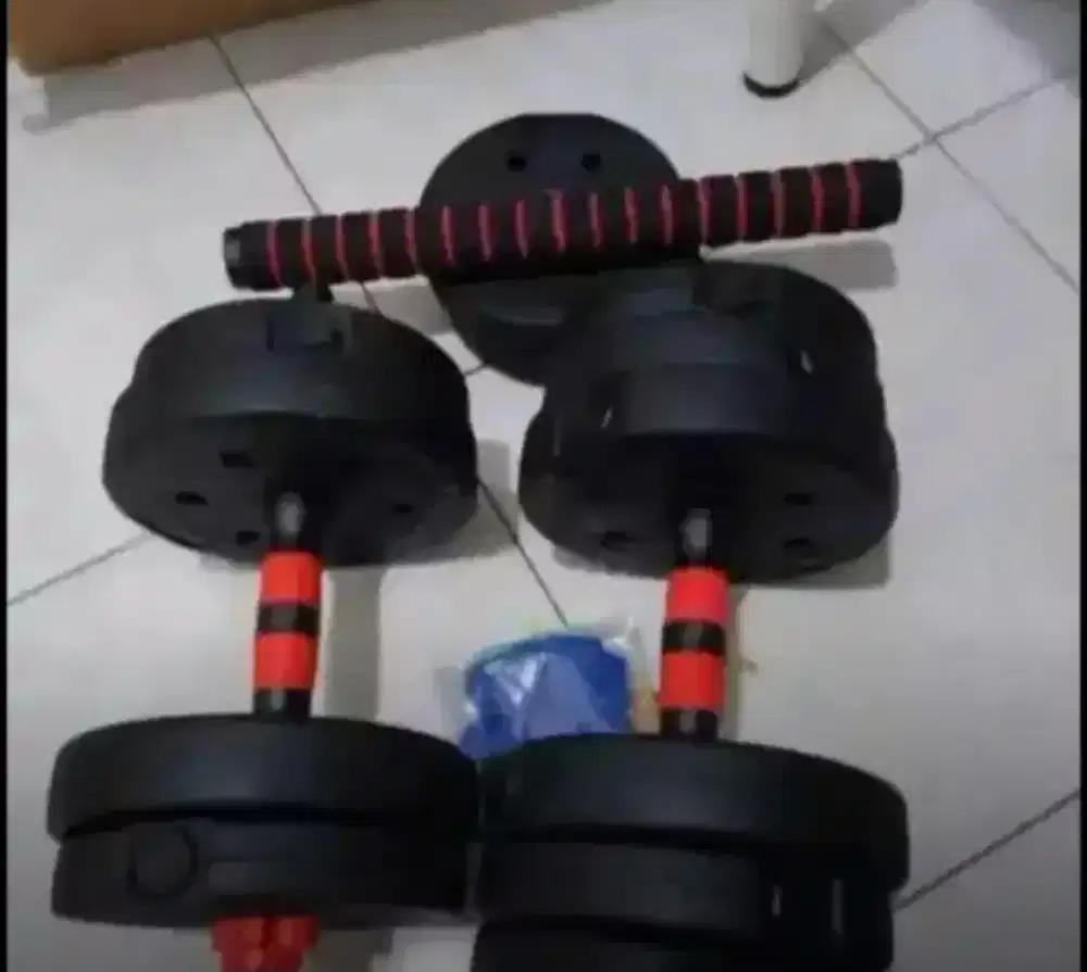 [New] Dumbel barbel angkat beban 20kg