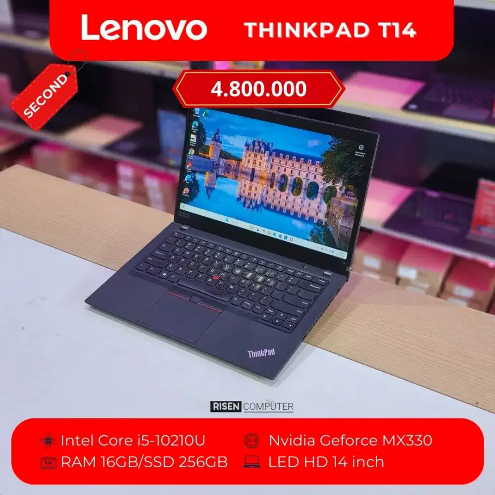 LENOVO THINKPAD T14 Intel Core I5-10210U RAM 16GB SSD 256GB Notebook