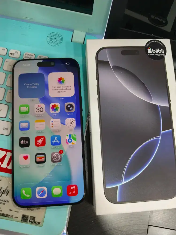 Iphone 16 promax 256 resmi iBox
