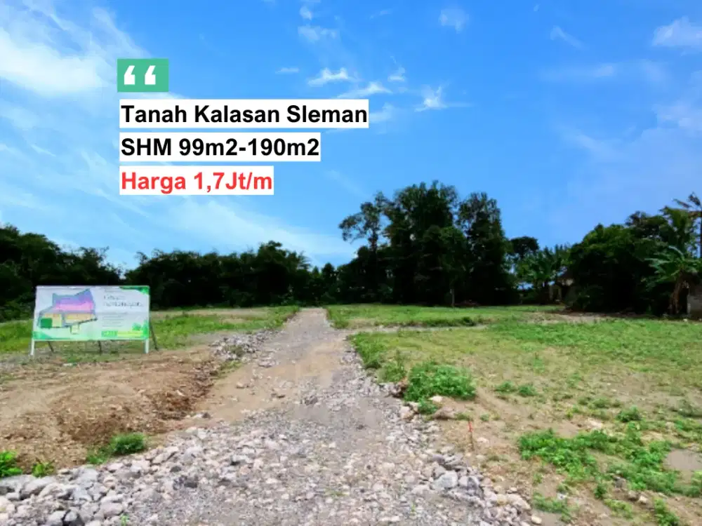 Murah Tanah Di Kalasan Hanya 1 Juta-an Sleman