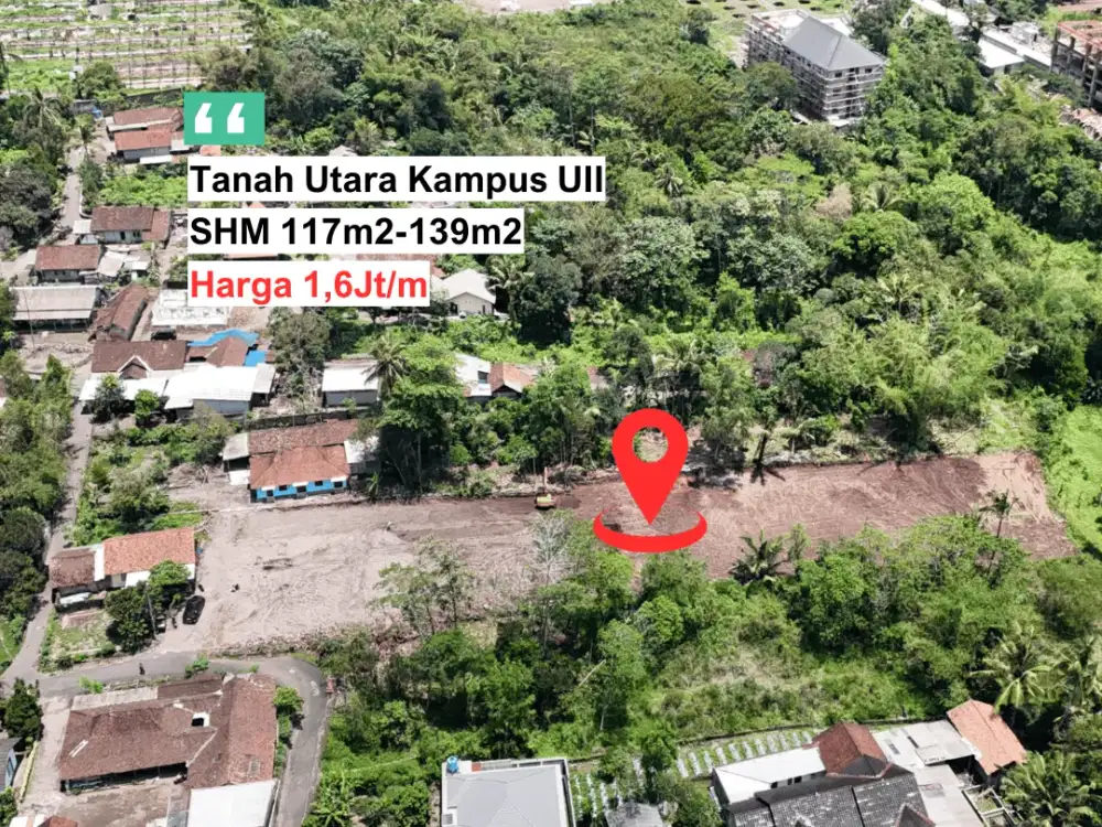 Area Jalan Kaliurang Tanah Hanya 1,6jt/m Saja