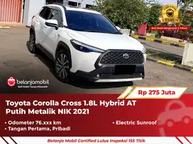 [ GARANSI 5TH ] Toyota Corolla Cross 1.8L Hybrid Sunroof AT 2021/2022
