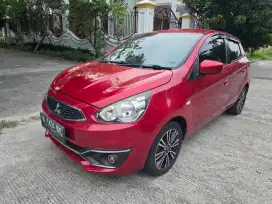 Dijual Mitsubishi Mirage GLS AT 2016 Facelift merah Marun pajak on