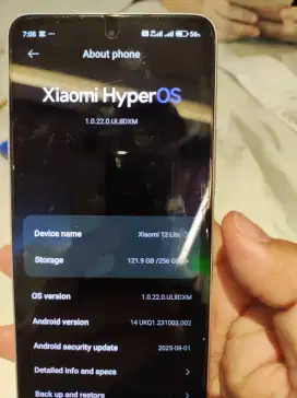 Xiaomi mi 12 lite 256gb seken mulus