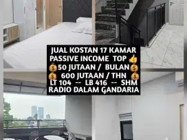 JUAL KOST KOSAN BARU 17 KAMAR DI RADIO DALAM KEBAYORAN BARU JAKSEL