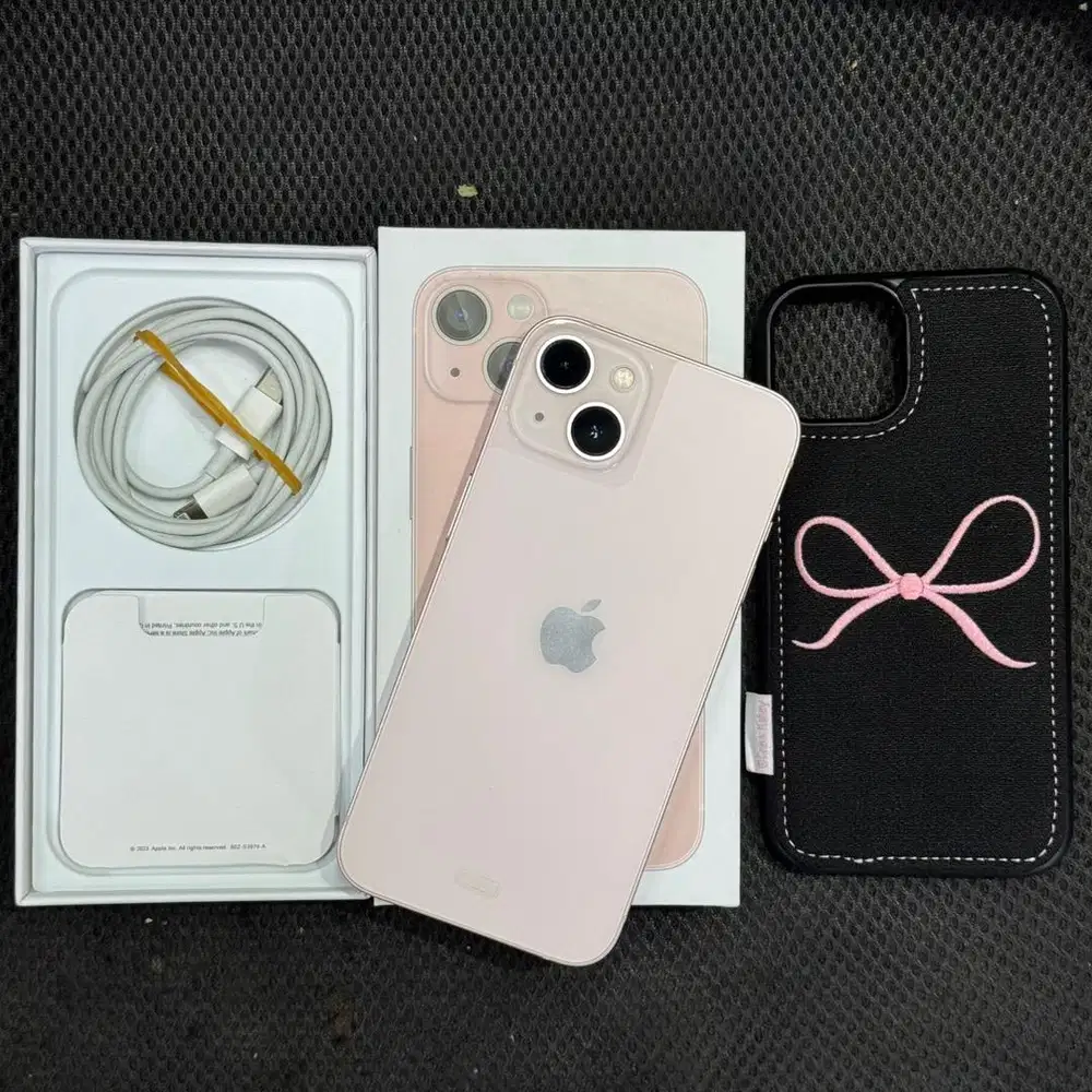 iphone 13 128 pink ibox on garansi mulus like new bh 93