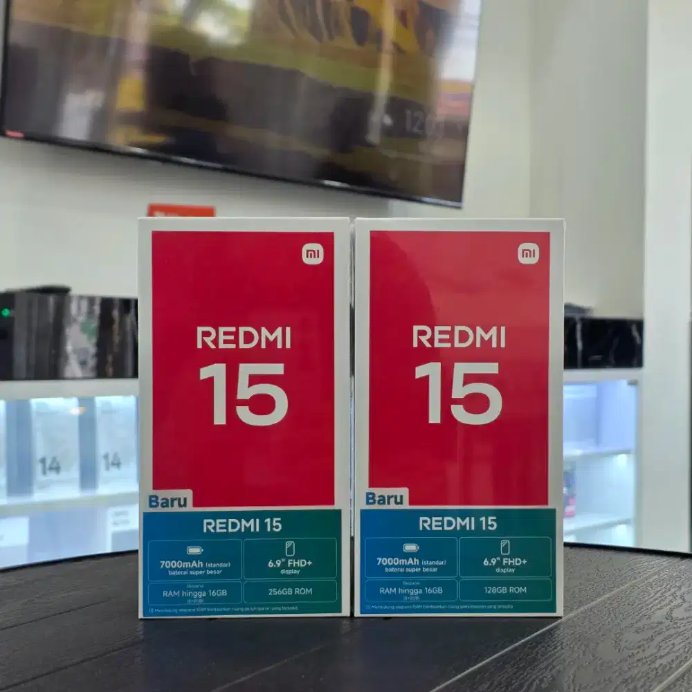 REDMI 15 TERBARU RAM 8/128GB COD GRATIS ONGKIR