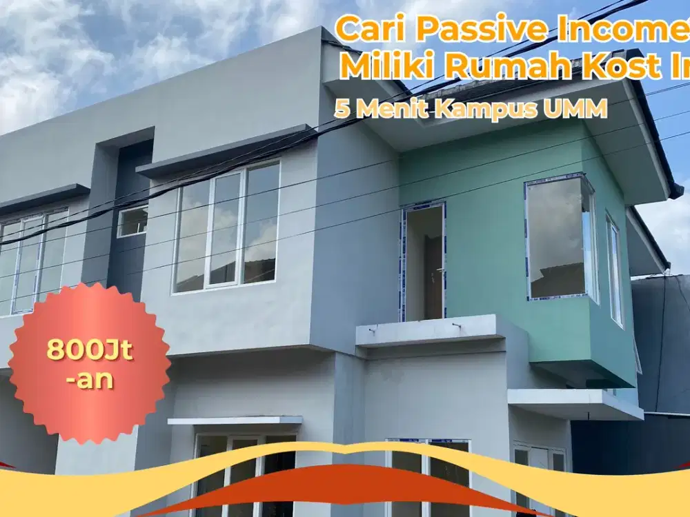 Investasi kost Mulai Sekarang! 3 Menit Kampus UMM