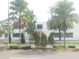Jual / sewa gudang pabrik luas tanah 4000 m2 bangunan 3500 m2 di kawasan industri greenland GIIC Cikarang