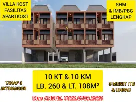 JUAL VILLA KOST FASILITAS APARTKOST ITB JATINANGOR TAHAP 3 - LT. 108m²