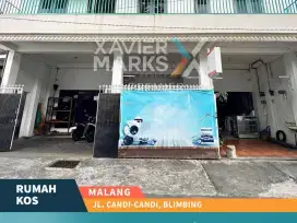 Dijual Rumah Kost Aktif Bonus Usaha Laundry di Jln Candi2, Malang