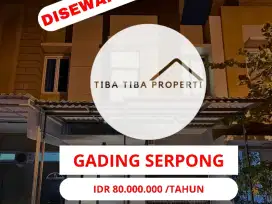 DISEWAKAN

CLUSTER  ARCADIA VILLAGE GADING SERPONG