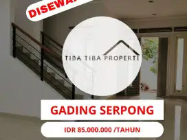 DISEWAKAN RUMAH CLUSTER RUBY PHG SUMMARECON SERPONG