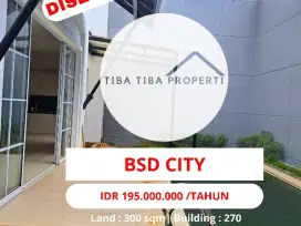 DISEWAKAN
RUMAH DE MAJA HOUSE BSD CITY