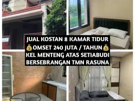 JUAL KOS KOST KOSAN KOSTAN 8 KAMAR DI MENTENG ATAS SETIABUDI JAKSEL