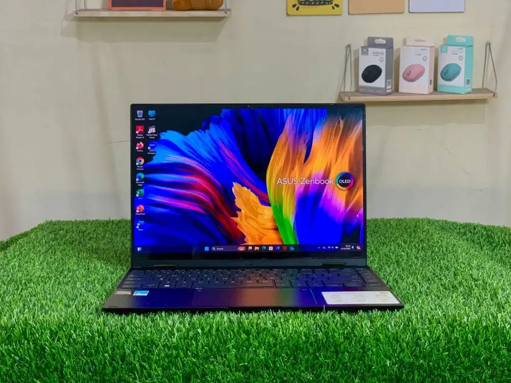 Laptop bekas ASUS ZENBOOK 14 FLIP OLED AMD Ryzen 9-5900HX Ram 16GB