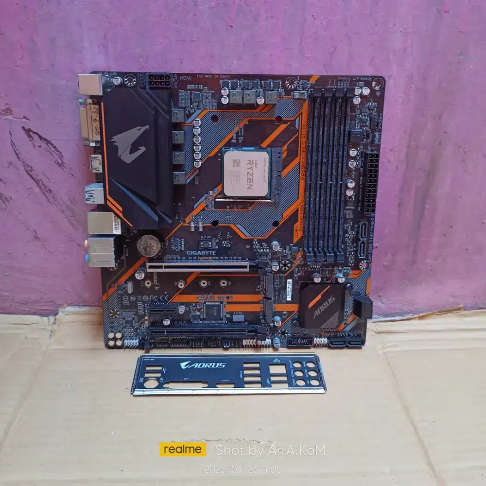 .:: PAKET AMD RYZEN 5 3600X + MOBO GIGABYTE B450 AUROS ELITE AM4