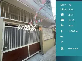 DIJUAL RUMAH KOS BARU 13 KT FURNISH DI CANDI KARANGSUKI, TIDAR MALANG