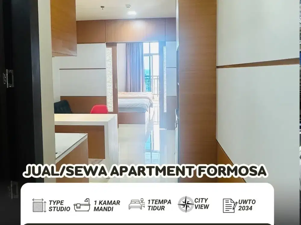 Dijual Atau Sewa Studio apartment Formosa Residence